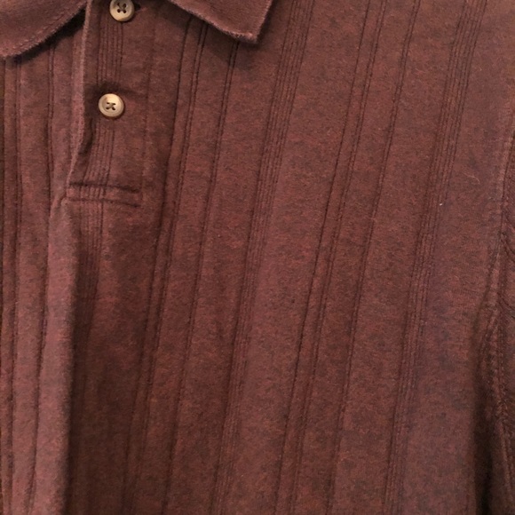 🌺 Geoffrey Beene Sweater Size L Burgundy - Picture 3 of 8